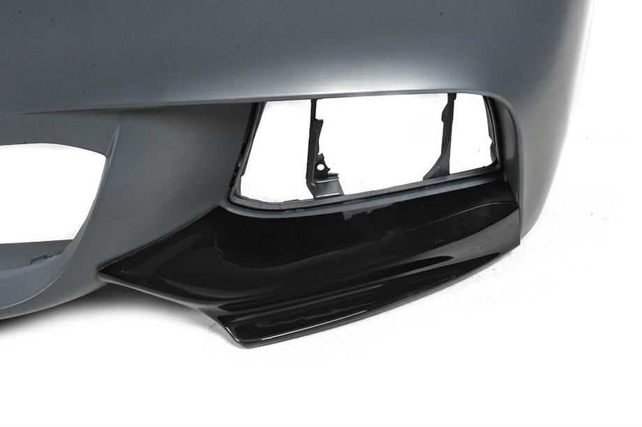 BMW 5 серия F10/F11 2010–2016 гг. Накладка на передний бампер DPT Flap (для M-Performance, Черный Глянец) Фото 16