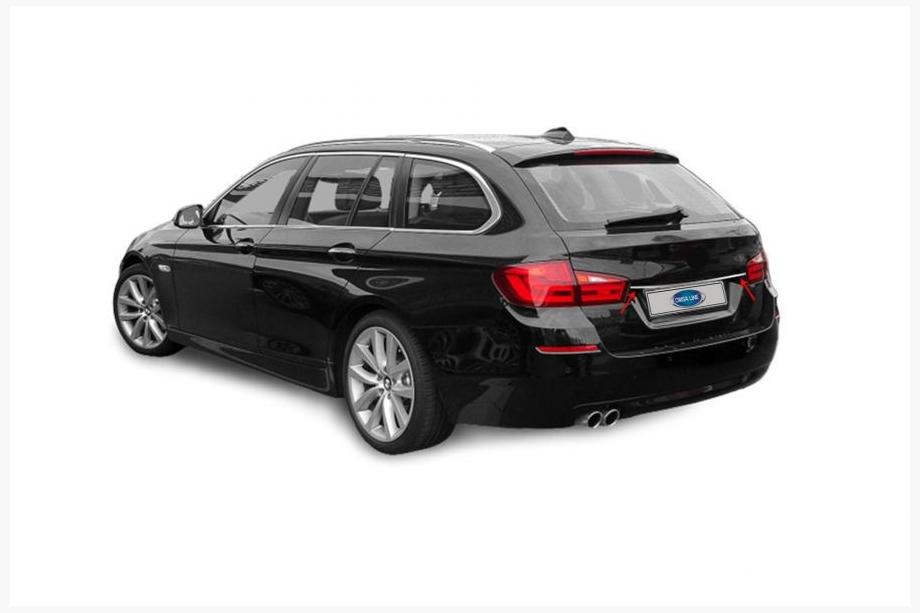 BMW 5 серия F10/F11 2010–2016 гг. Хромированная накладка над номером SW (нержавейка) Image