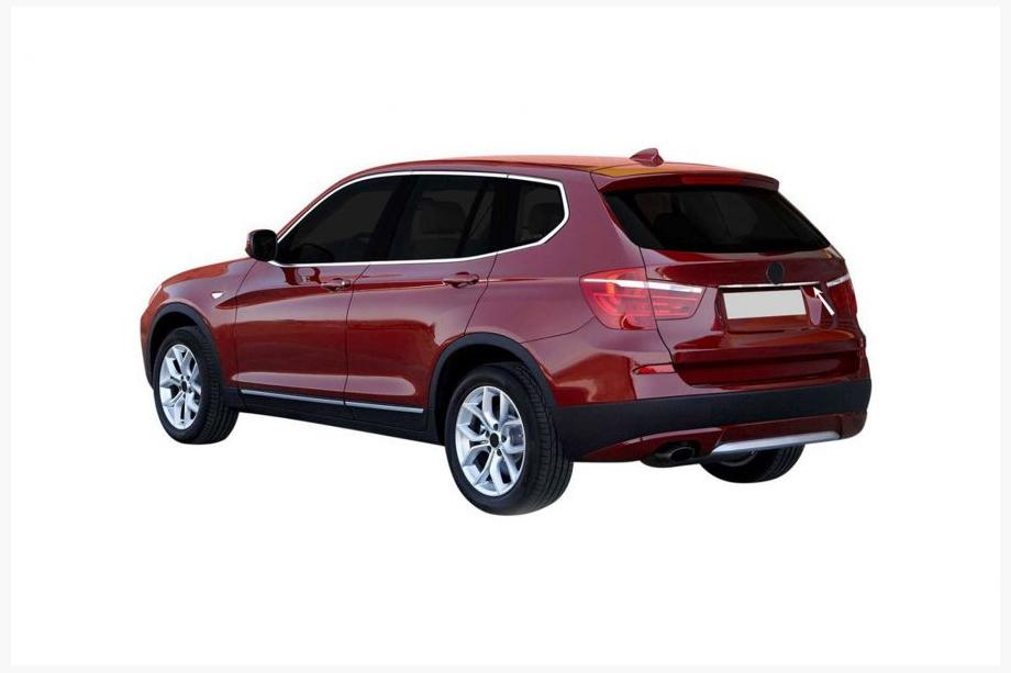 BMW X3 F25 2011-2018 гг. Накладка из нержавейки над номером Image