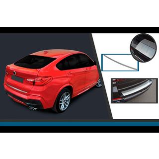 Накладка на задний бампер из нержавеющей стали OmsaLine BMW X4 F26 2014-2018 гг. фото 1