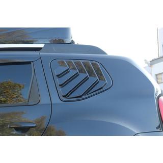 Накладки на задние окна EuroCap (2 шт, ABS) Dacia Duster 2008-2018 гг. фото 2