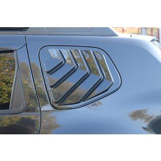 Накладки на задние окна EuroCap (2 шт, ABS) Renault Duster 2008–2017 гг. фото 2
