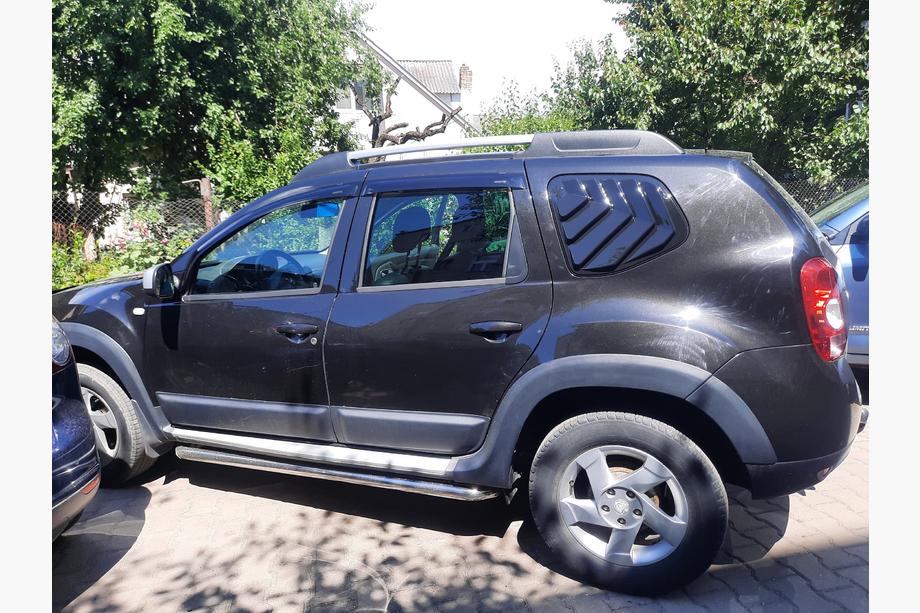 Renault Duster 2008–2017 гг. Накладки на задние окна EuroCap (2 шт, ABS) Image