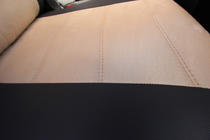 Nissan X-trail T32/Rogue 2014-2021 гг. Авточехлы ЭкоКожа+Ткань+Алькантара Antara A0013 (Полный Комплект) фото 9