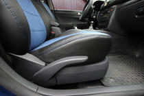 Volkswagen Passat B5 1997-2005 гг. Авточехлы ЭкоКожа+Ткань+Алькантара Antara A006 (Полный Комплект) фото 11