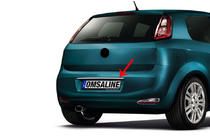 Fiat Punto Grande/EVO 2006-2018 гг. Хромированная накладка над номером (нержавейка) фото 1