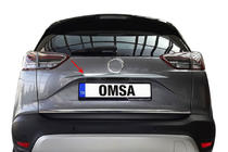 Opel Crossland X 2017-2024 гг. Хромированная накладка над номером (нержавейка) фото 4
