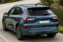 Ford Kuga/Escape 2019- гг. Накладка на багажник нержавейка фото 2