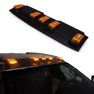 Козырек лобового стекла LED V2 Ford Ranger 2011–2022 гг. фото 1
