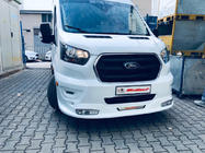 Ford Transit 2014- гг. Накладка на передний бампер ERA (2019+, грунт под покраску) фото 1