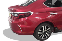 Honda City 2021- гг. Хромированная накладка над номером SD (3 шт, нержавейка) фото 3