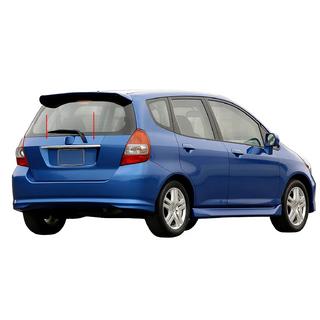 Хромированная накладка над номером (нержавейка) Honda FIT/Jazz 2002-2008 гг. фото 1