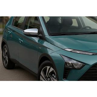 Накладки на Зеркала (2 шт., Нержавейка) Hyundai Bayon 2021- гг. фото 1