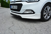 Hyundai I-20 2014-2020 гг. Передняя накладка Meliset (грунтованная под покраску) фото 2