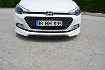 Hyundai I-20 2014-2020 гг. Передняя накладка Meliset (грунтованная под покраску) фото 4