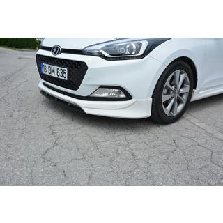 Передняя накладка Meliset (грунтованная под покраску) Hyundai I-20 2014-2020 гг. фото 1