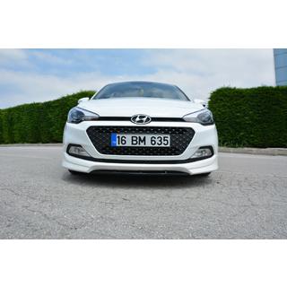 Передняя накладка Meliset (грунтованная под покраску) Hyundai I-20 2014-2020 гг. фото 3
