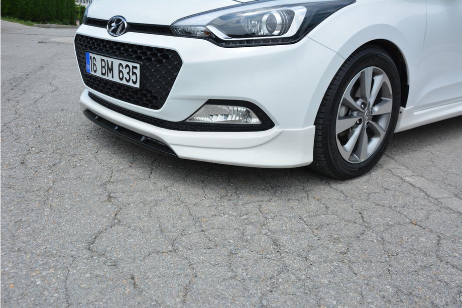 Hyundai I-20 2014-2020 гг. Передняя накладка Meliset (грунтованная под покраску) Image