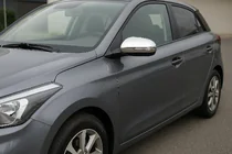 Hyundai I-20 2014-2020 гг. Накладки на Зеркала V2 (2 шт, Нержавейка) фото 1