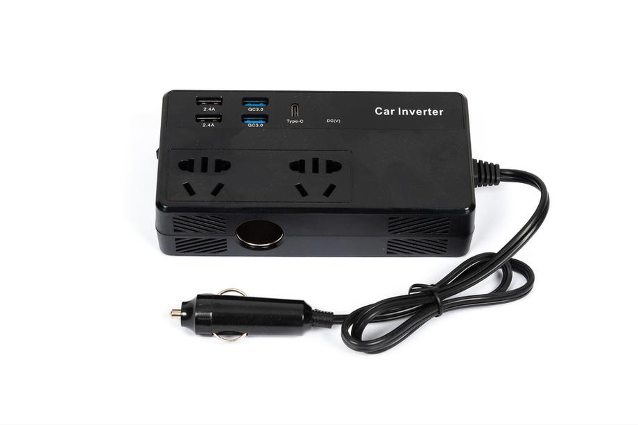 Автомобильный инвертор (220V/USB/Type-C) CZ02 Image