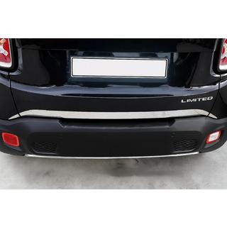 Накладка на багажник 2019 (3 шт, нерж сталь) Jeep Renegade 2014- гг. фото 1