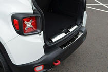 Jeep Renegade 2014- гг. Накладка на Задний Бампер из Нержавеющей Стали фото 1