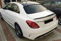 Mercedes C-class W205 2014-2021 гг. Спойлер OmsaLine (грунтованный под покраску) фото 1