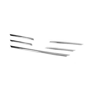 Накладки на решетку радиатора TIT-designs (4 шт, нержавейка) Renault Megane IV 2016-2025 гг. фото 4