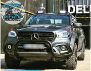 Mercedes X class 2017-2020 гг. Спойлер лобового стекла (Глаз орла, под покраску) фото 3