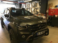 Mercedes X class 2017-2020 гг. Спойлер лобового стекла (Глаз орла, под покраску) фото 2