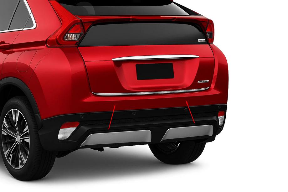Mitsubishi Eclipse Cross 2017- гг. Накладка на багажник нержавейка Image
