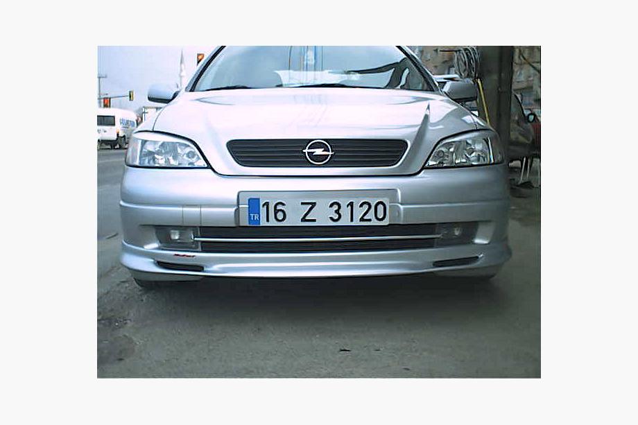 Opel Astra G classic 1998-2012 гг. Передняя нижняя накладка Sedan (грунт под покраску) Image