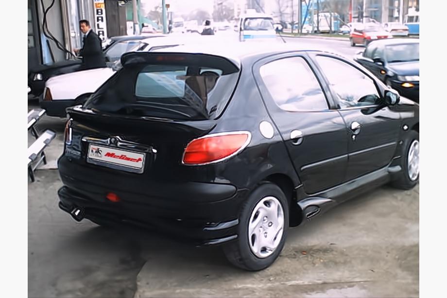 Peugeot 206 1998-2024 гг. Нижний спойлер Meliset (грунтованный под покраску) Фото 2