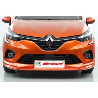 Накладка на передний бампер (под покраску) Renault Clio V 2019- гг. фото 3