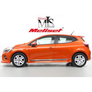 Боковые пороги (грунтованные под покраску) Renault Clio V 2019- гг. фото 2