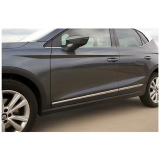 Хромированные молдинги на двери (4 шт) Seat Arona 2017- гг. фото 1