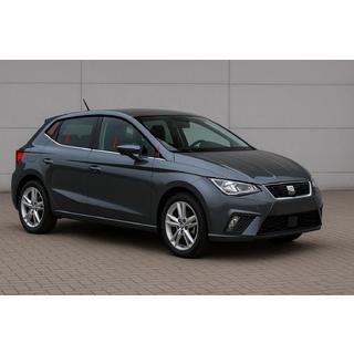 Окантовка окон нержавейка (4 шт) Seat Ibiza 2017- гг. фото 1