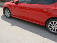 Seat Leon 2013-2020 гг. Боковые Пороги Meliset (грунтованные под покраску) фото 2