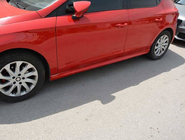 Seat Leon 2013-2020 гг. Боковые Пороги Meliset (грунтованные под покраску) фото 1