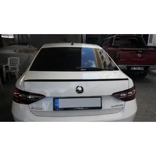 Спойлер (под покраску) Skoda Superb 2015-2024 гг. фото 3