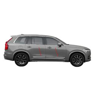 Молдинги на двери Нержавеющая сталь (4 шт) Volvo XC90 2015- гг. фото 1