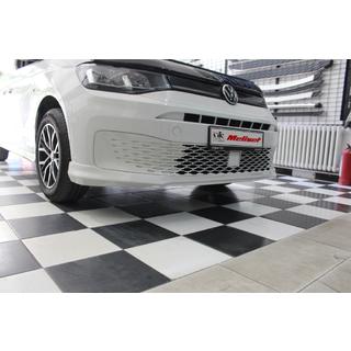 Накладка на передний бампер (под покраску) Volkswagen Caddy 2020- гг. фото 3