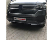 Volkswagen T6 2015-2024 гг. Накладка на передний бампер 2019+ (грунт под покраску) фото 1