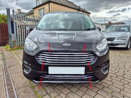 Ford Courier 2014-2023 гг. Накладки на решетку Carmos (с 2018, 7 шт, нержавейка) фото 1
