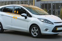 Ford Fiesta 2008-2017 гг. Молдинги стекол нержавейка (4 шт.) фото 1