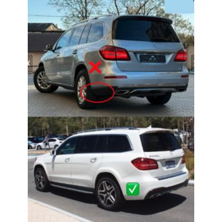 Комплект обвеса с задним диффузором AMG V1 (GLS63) фото 2