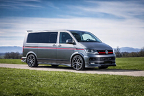Volkswagen T5 2010-2015 гг. Боковые пороги ABT Original (короткая база) фото 3