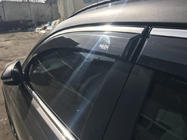 Hyundai Tucson TL 2016-2021 гг. Ветровики с хромированной полосой (4 шт, Niken) фото 2