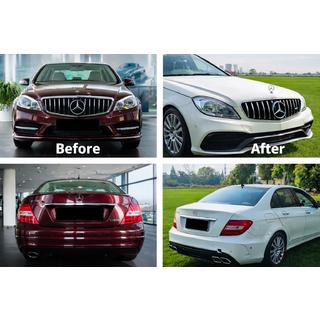 Комплект обвеса в стиле W205 Mercedes C-class W204 2007-2015 гг. фото 1