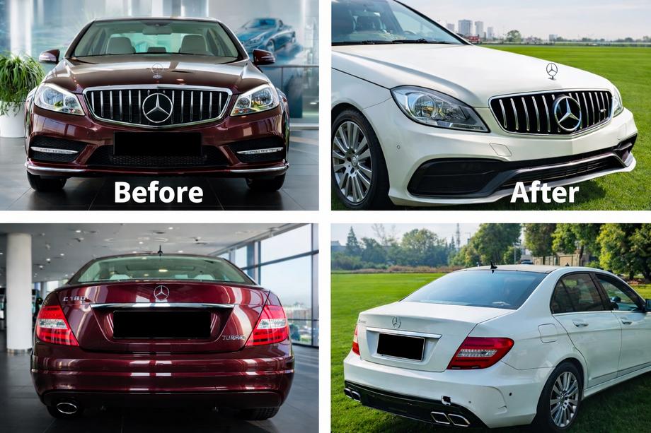 Mercedes C-class W204 2007-2015 гг. Комплект обвеса в стиле W205 Image